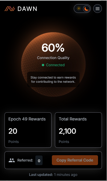 Dawn Validator DePIN airdrop guide: Earn passive income by sharing internet bandwidth.